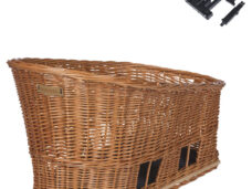 Basil hondenmand Pasja MIK met kussen 45cm riet bruin