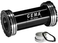 CEMA bracketas BB386 SRAM GXP SG3 coated keramisch zwart