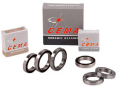 CEMA bracketlager 6805N 25x37x6 RVS/keramisch