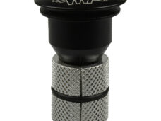 VWP Ahead Cap 1" alu zwart tbv Carbon vork