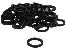 VWP Balhoofdtussenring spacer alu 5mm 1.1/8" zwart p/50