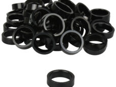 VWP Balhoofdtussenring spacer alu 10mm 1.1/8" zwart p/50