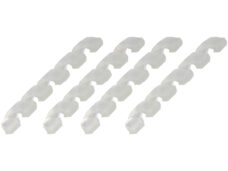 Saccon kabel/frame beschermer transparant (4 stuks)