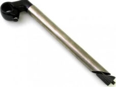 Stuurpen Kalloy 25.4mm 30/280 RVS zwart