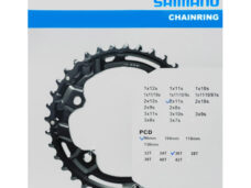 Shimano kettingblad Deore 11V 36T FC-M5100-2 zwart