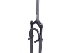 Spinner verende voorvork 26" 1⅛" V-brake en PM disc zwart