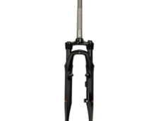 Zoom verende voorvork 28" ⅛" draad alu mat zwart