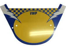 VWP nummerplaat BMX m/bev.strips