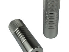 VWP Axle pegs BMX 38mm 10/14mm z/draad zilver (steps)