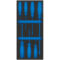 blauw