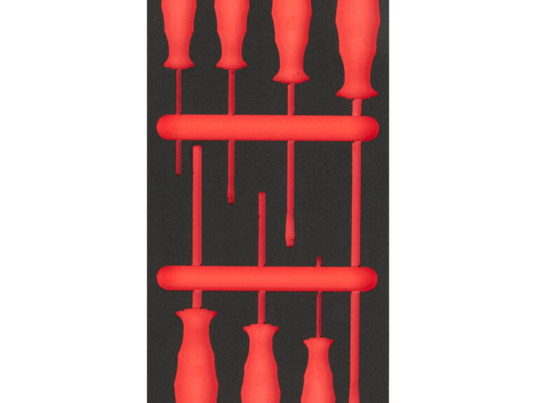Cyclus foam 2 gefreesd excl. gereedschap maat S rood