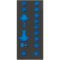 blauw