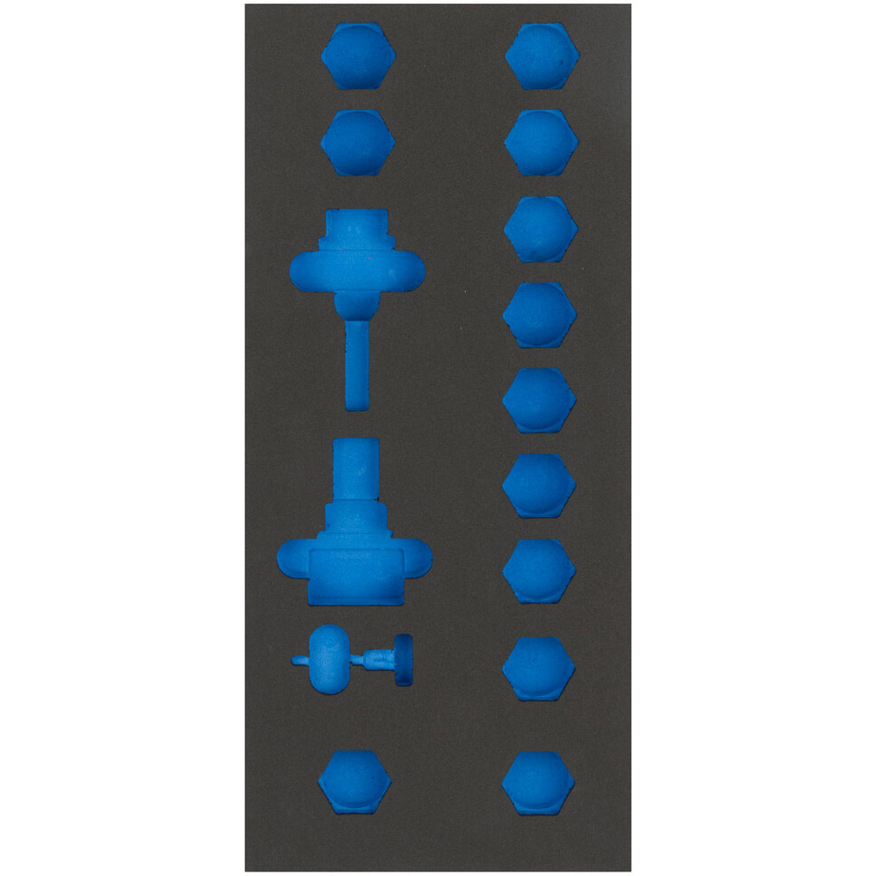 Cyclus foam 14 gefreesd excl. gereedschap maat S blauw