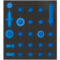 blauw