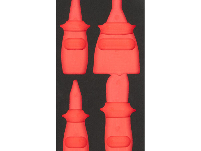 Cyclus foam 16 gefreesd excl. gereedschap maat S rood