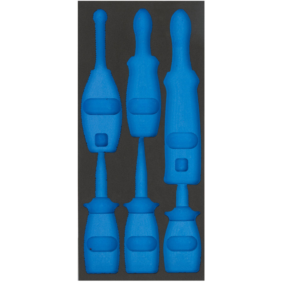 Cyclus foam 17 gefreesd excl. gereedschap maat S blauw