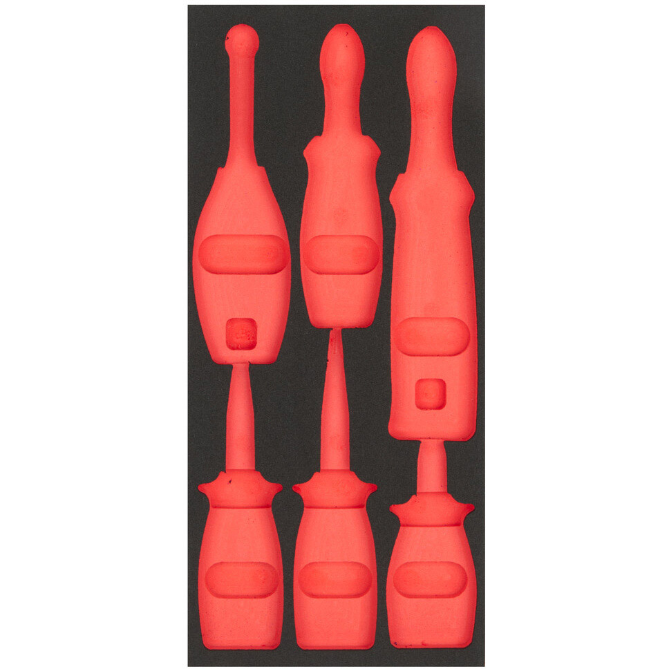 Cyclus foam 17 gefreesd excl. gereedschap maat S rood
