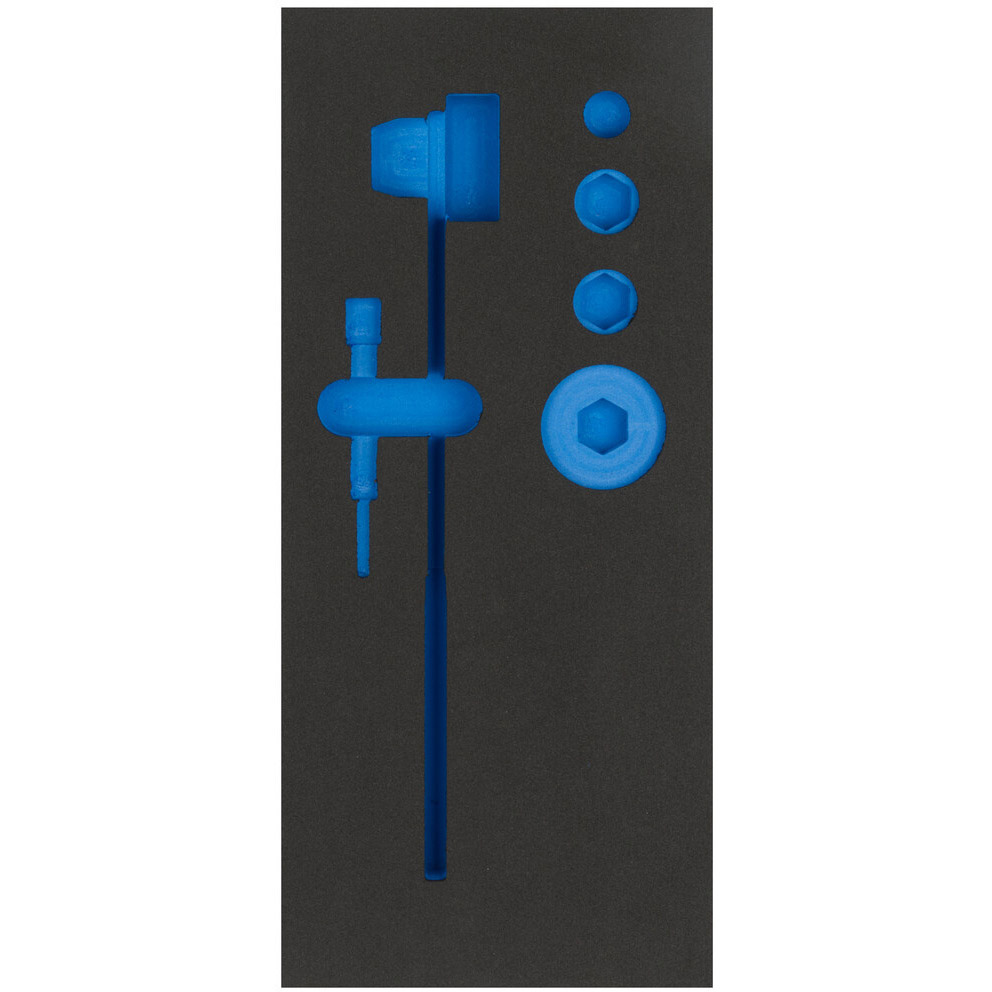 Cyclus foam 19 gefreesd excl. gereedschap maat S blauw