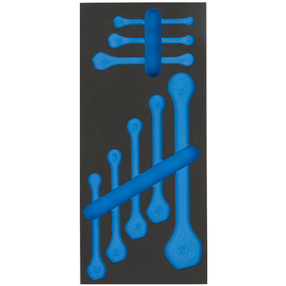 Cyclus foam 20 gefreesd excl. gereedschap maat S blauw