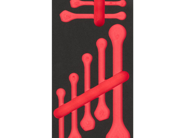 Cyclus foam 20 gefreesd excl. gereedschap maat S rood