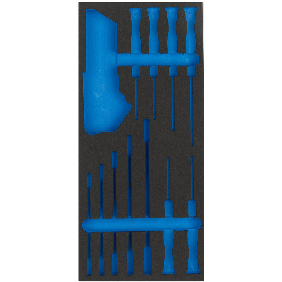 Cyclus foam 21 gefreesd excl. gereedschap maat S blauw