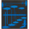 blauw