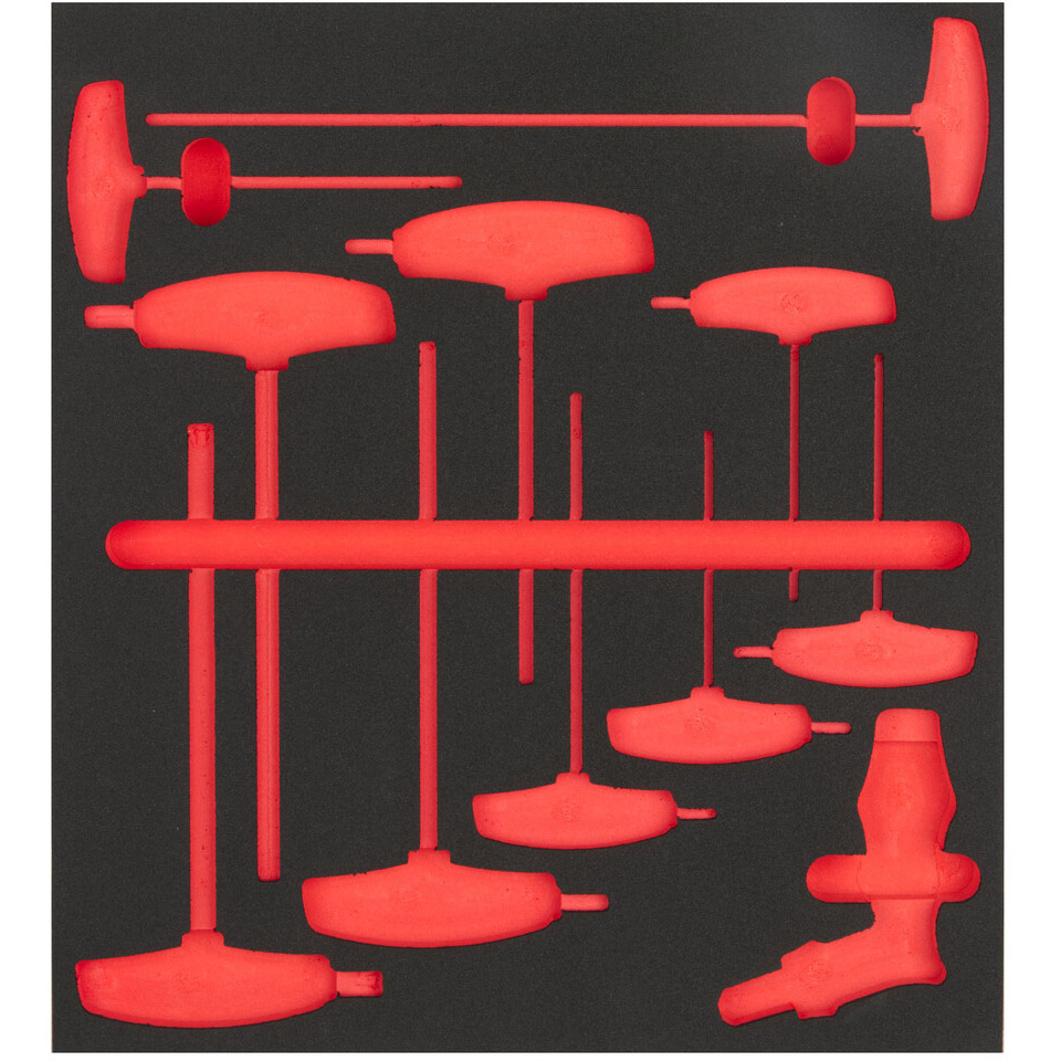 Cyclus foam 24 gefreesd excl. gereedschap maat L rood