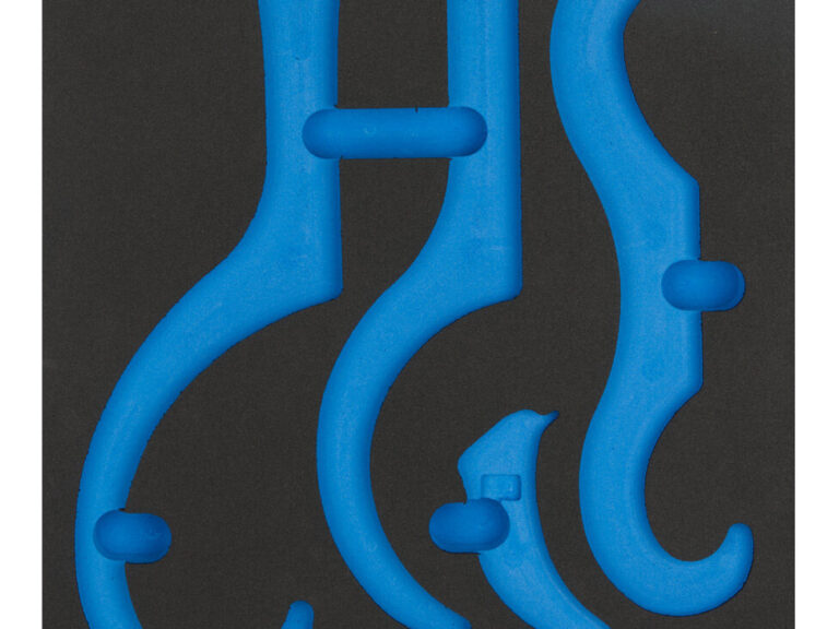 Cyclus foam 25 gefreesd excl. gereedschap maat L blauw