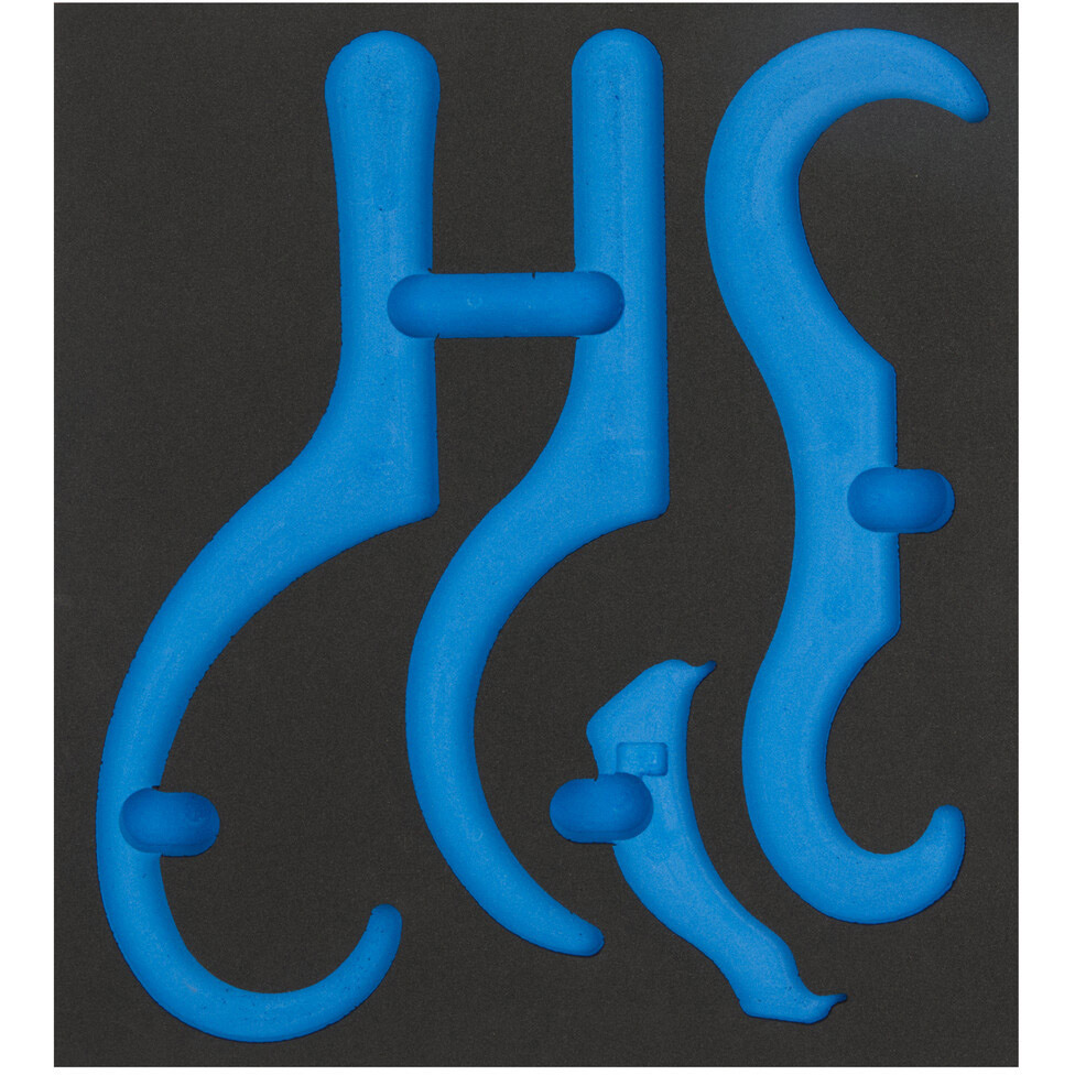 Cyclus foam 25 gefreesd excl. gereedschap maat L blauw