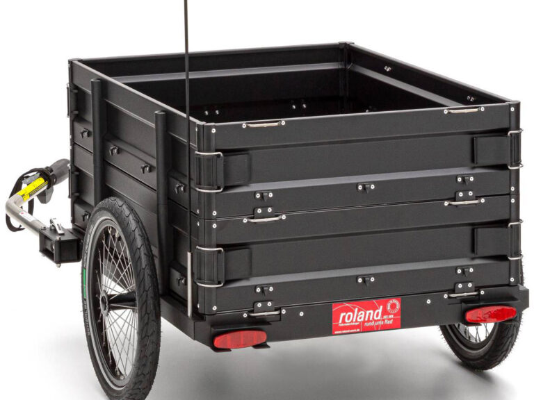 Roland aanhangwagen Carrie M.e dubbelbord E-koppeling rood