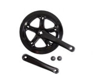 Dahon crankset 46t met kettingbladrand zwart