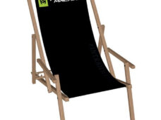 RM Lounger met armleuning zwart
