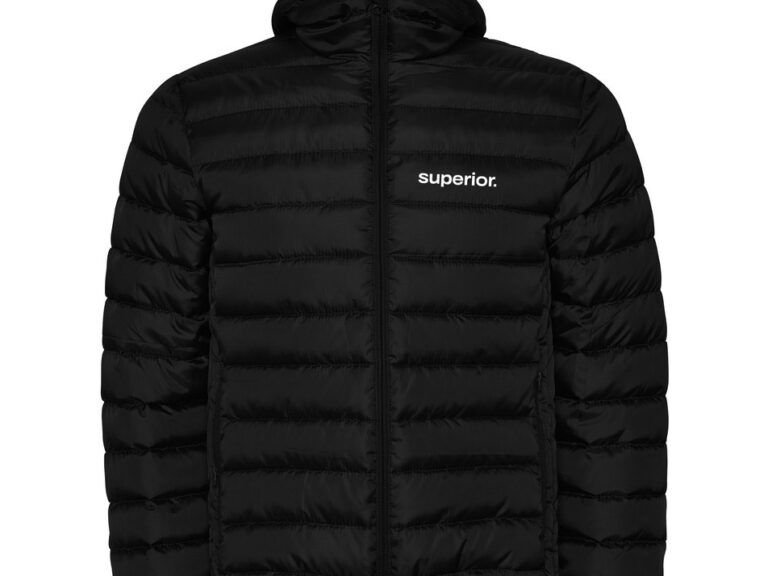 Superior casual jack S zijden print 100% polyester zwart