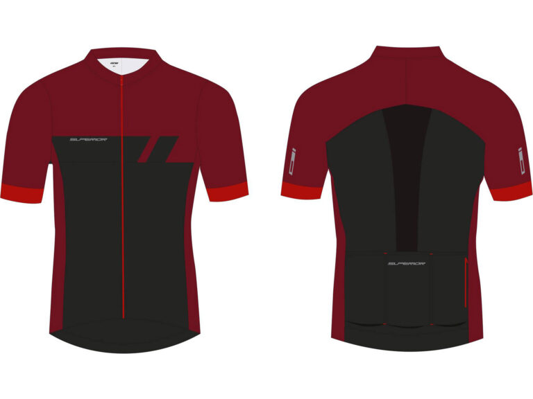 Superior heren jersey MTB maat XXL tibetan red