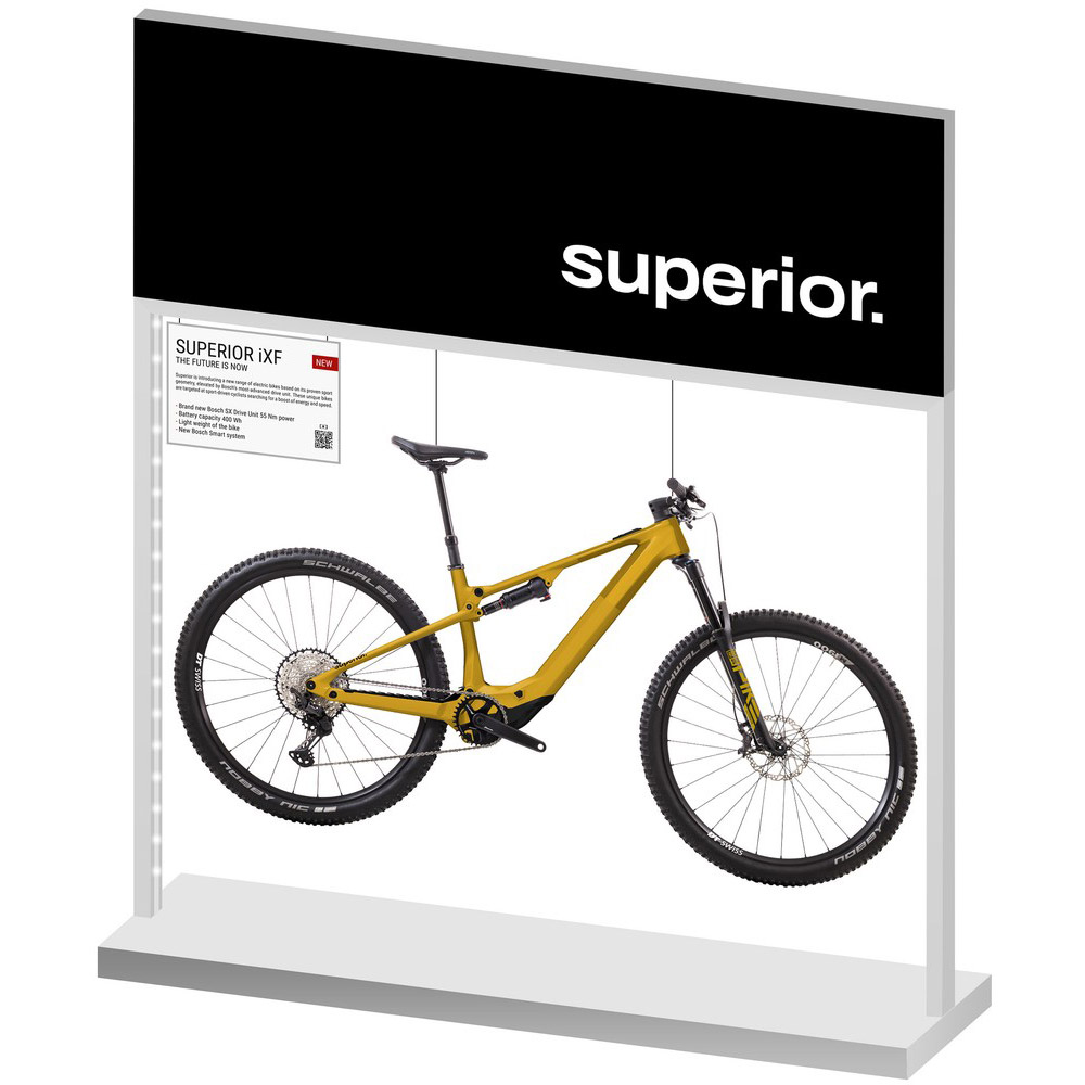 Superior podium voor 1 fiets 220 x 60 x 250cm