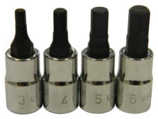 940345 Dop 1/4" met inbus 6mm