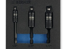 Berner bitadapterset 1/4" bit naar dop 1/4"
