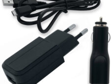 215102 Berner Set Micro USB kabel + stekker + auto oplader
