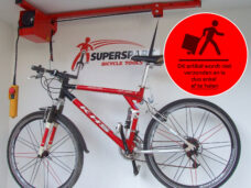 Superspark fietstakel 200kg SBT/810EM elektrisch rood