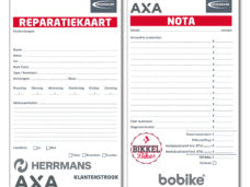 Reparatiekaarten per 250 genummerd (werkplaatskaart)