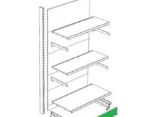 Tegometall Plint 15 x 100 cm RAL 7015