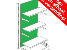 Tegometall Achterwand glad 30 x 100 cm RAL 7015