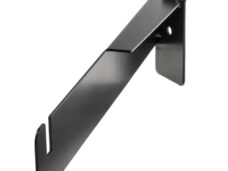 Messingschlager wielhaak 370mm 30° zwart