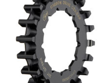 Gates sprocket CDX 20T Rohloff splined zwart