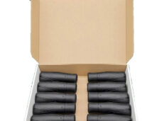 Herrmans handvatset Moza 91B 120mm TPE zwart (15pr)