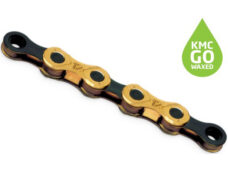 KMC ketting X12 12v 126L waxed goud/zwart
