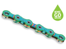 KMC ketting X12L 12v 126L waxed aurora groen