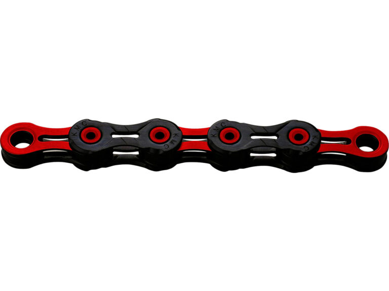 KMC ketting DLC10 10v 116L zwart/rood