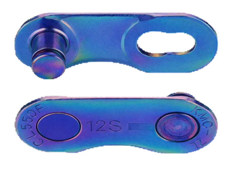 KMC sluitschakel FlatNR Aurora blauw (2st)