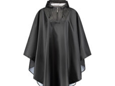 Mirage poncho polyester zwart